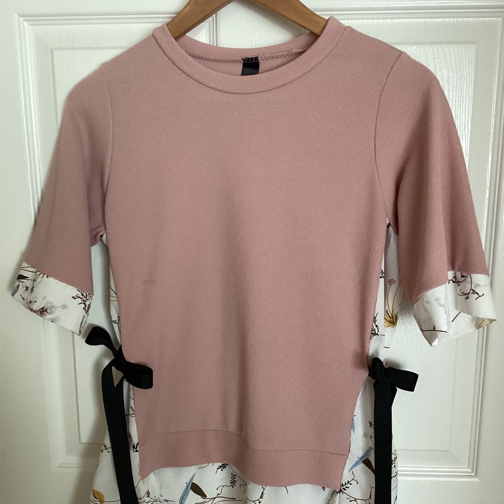 Pink Floral Tunic